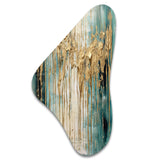 Gilded Daydreams VI - Asymmetric Metal Wall Art