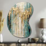 Gilded Daydreams VI - Asymmetric Metal Wall Art