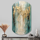 Gilded Daydreams VI - Asymmetric Metal Wall Art