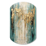 Gilded Daydreams VI - Asymmetric Metal Wall Art