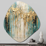 Gilded Daydreams VI - Asymmetric Metal Wall Art