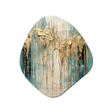 Gilded Daydreams VI - Asymmetric Metal Wall Art