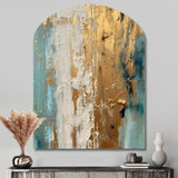 Gilded Daydreams VII - Asymmetric Metal Wall Art