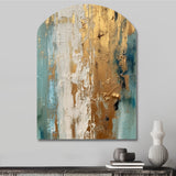 Gilded Daydreams VII - Asymmetric Metal Wall Art