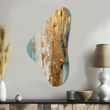 Gilded Daydreams VII - Asymmetric Metal Wall Art