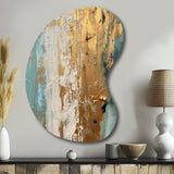 Gilded Daydreams VII - Asymmetric Metal Wall Art