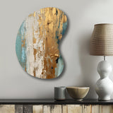 Gilded Daydreams VII - Asymmetric Metal Wall Art