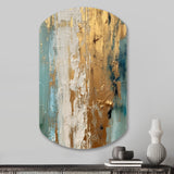 Gilded Daydreams VII - Asymmetric Metal Wall Art