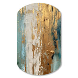 Gilded Daydreams VII - Asymmetric Metal Wall Art