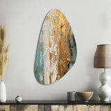 Gilded Daydreams VII - Asymmetric Metal Wall Art