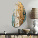 Gilded Daydreams VII - Asymmetric Metal Wall Art