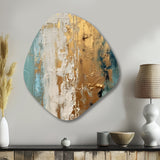 Gilded Daydreams VII - Asymmetric Metal Wall Art