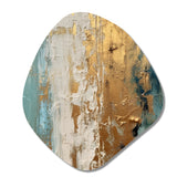 Gilded Daydreams VII - Asymmetric Metal Wall Art