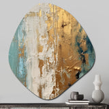 Gilded Daydreams VII - Asymmetric Metal Wall Art