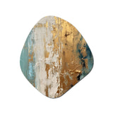 Gilded Daydreams VII - Asymmetric Metal Wall Art