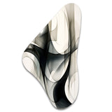 Abstract Neutral XIV - Asymmetric Metal Wall Art