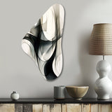 Abstract Neutral XIV - Asymmetric Metal Wall Art