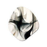 Abstract Neutral XIV - Asymmetric Metal Wall Art