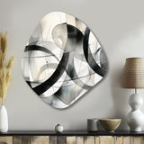 Abstract Neutral XV - Asymmetric Metal Wall Art