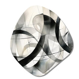 Abstract Neutral XV - Asymmetric Metal Wall Art