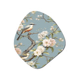 Chinoiserie With Birds and Peonies XVIII - Asymmetric Metal Wall Art