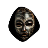 Ethnical Traditional African Mask IV - Asymmetric Metal Wall Art