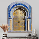 Morroco Palace Golden Doors I - Asymmetric Metal Wall Art