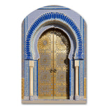 Morroco Palace Golden Doors I - Asymmetric Metal Wall Art