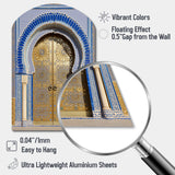 Morroco Palace Golden Doors I - Asymmetric Metal Wall Art