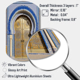 Morroco Palace Golden Doors I - Asymmetric Metal Wall Art