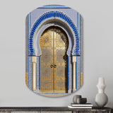 Morroco Palace Golden Doors I - Asymmetric Metal Wall Art