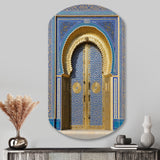 Morroco Palace Golden Doors II - Asymmetric Metal Wall Art