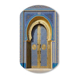 Morroco Palace Golden Doors II - Asymmetric Metal Wall Art