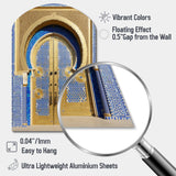 Morroco Palace Golden Doors III - Asymmetric Metal Wall Art