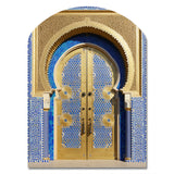 Morroco Palace Golden Doors III - Asymmetric Metal Wall Art