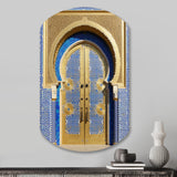 Morroco Palace Golden Doors III - Asymmetric Metal Wall Art