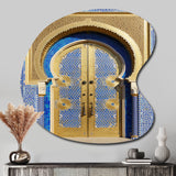 Morroco Palace Golden Doors III - Asymmetric Metal Wall Art