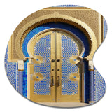 Morroco Palace Golden Doors III - Asymmetric Metal Wall Art