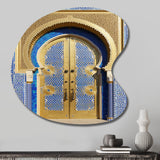 Morroco Palace Golden Doors III - Asymmetric Metal Wall Art