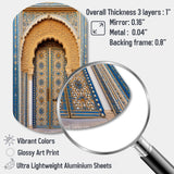 Morroco Palace Golden Doors IV - Asymmetric Metal Wall Art