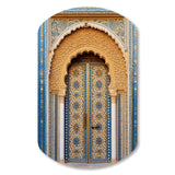 Morroco Palace Golden Doors IV - Asymmetric Metal Wall Art