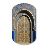 Morroco Palace Golden Doors V - Asymmetric Metal Wall Art