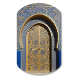 Morroco Palace Golden Doors V - Asymmetric Metal Wall Art