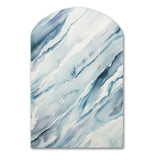 Blue Whirlwind I - Asymmetric Metal Wall Art