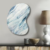 Blue Whirlwind I - Asymmetric Metal Wall Art