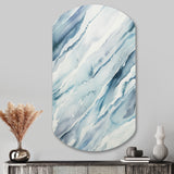 Blue Whirlwind I - Asymmetric Metal Wall Art