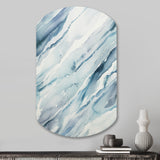 Blue Whirlwind I - Asymmetric Metal Wall Art