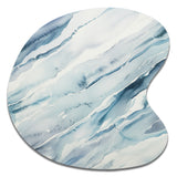 Blue Whirlwind I - Asymmetric Metal Wall Art