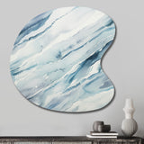 Blue Whirlwind I - Asymmetric Metal Wall Art