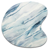 Blue Whirlwind I - Asymmetric Metal Wall Art